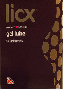 Licx. Smooth Sensual Gel Lube.